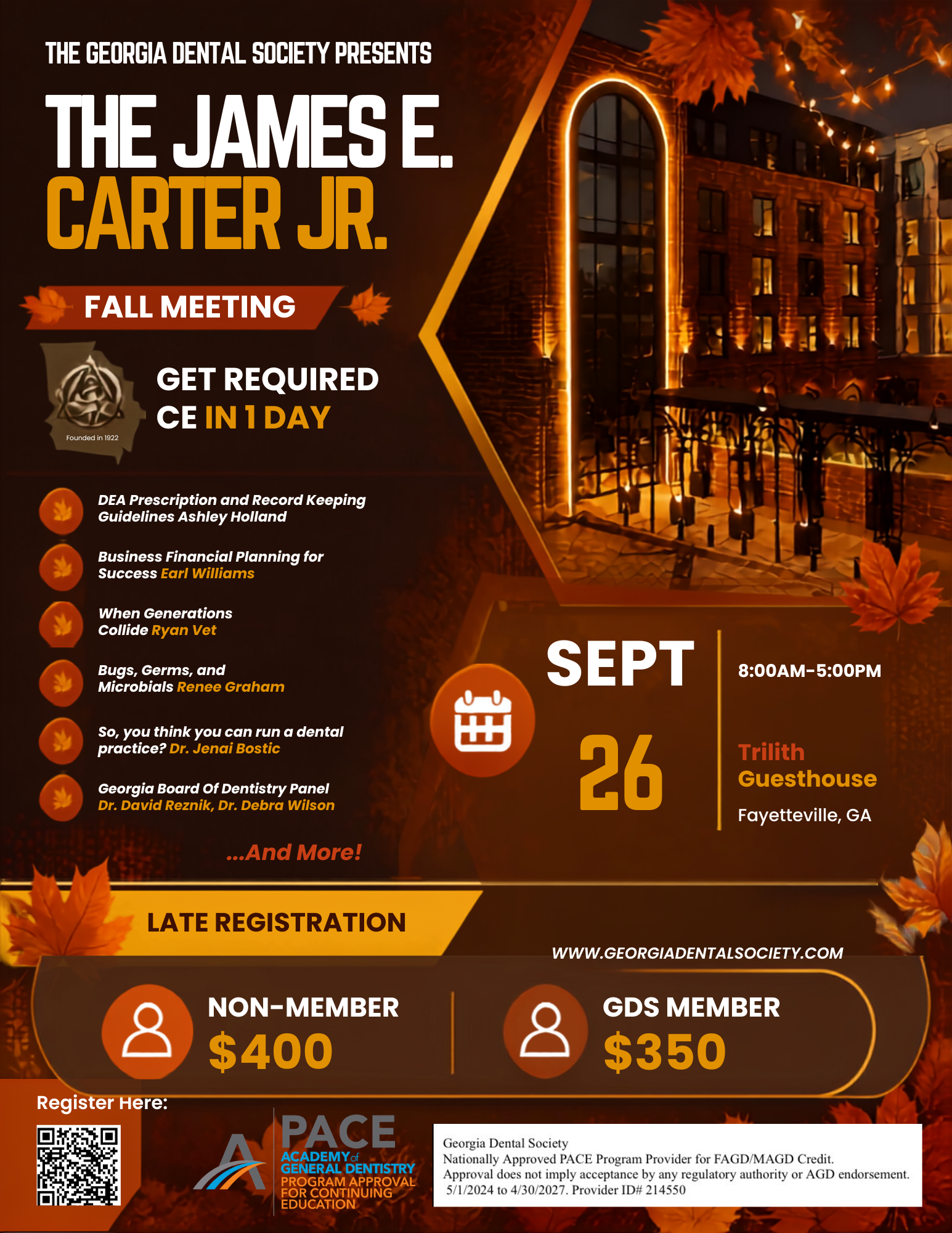 Georgia Dental Society 2026 Fall Meeting