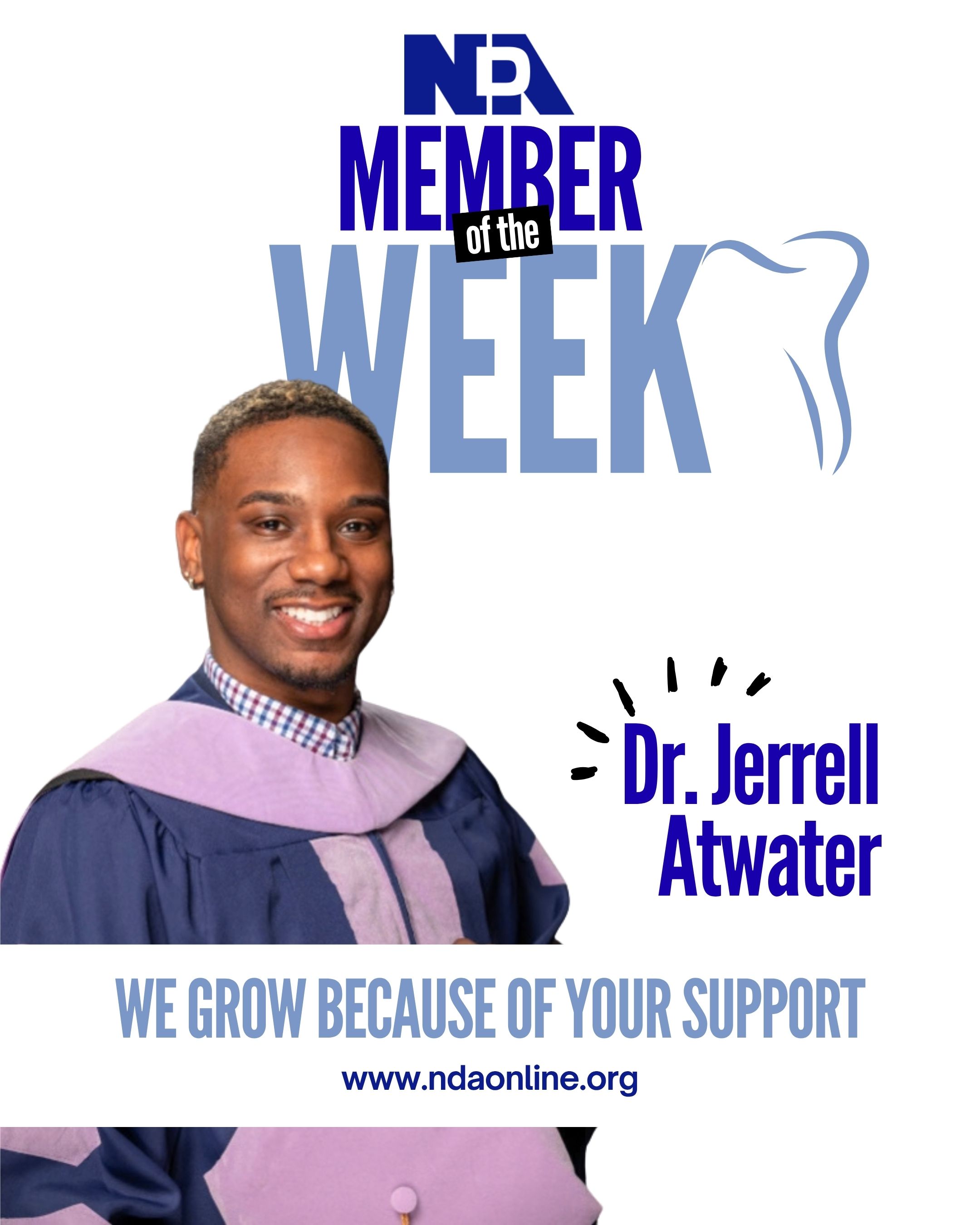 Dr. Jerrell Atwater, NDA Member Spotlight