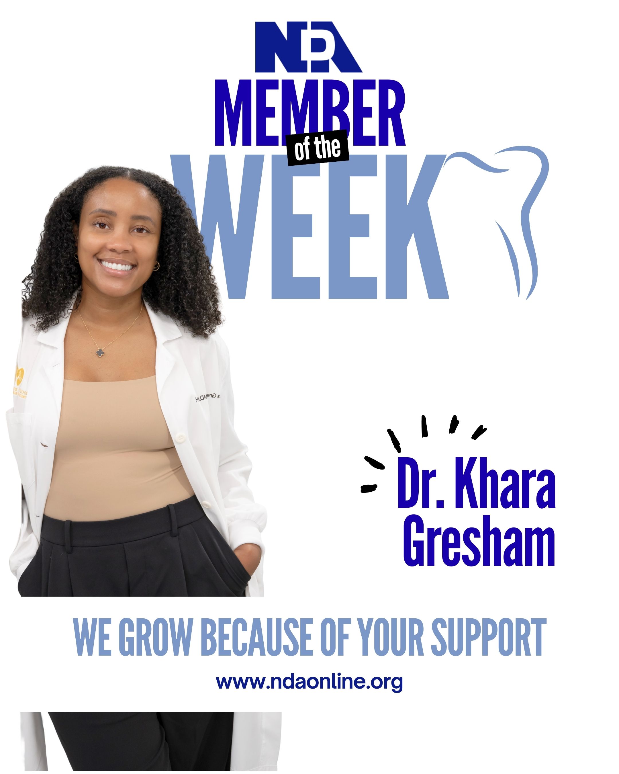 Dr. Khara C. Gresham, NDA Member Spotlight